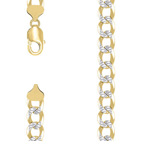925 Silver Solid Super Flat Cuban Chain 10.5mm