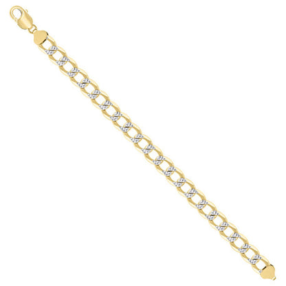 925 Silver Solid Super Flat Cuban Chain 10.5mm