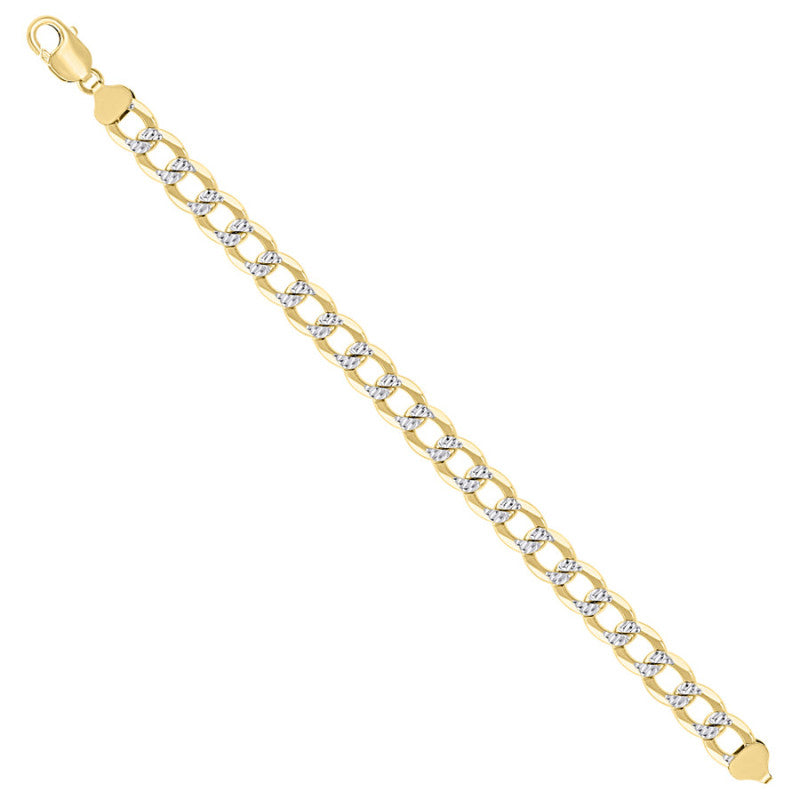 925 Silver Solid Super Flat Cuban Chain 10.5mm