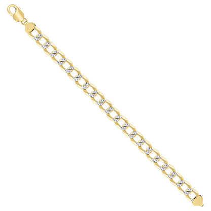 925 Silver Solid Super Flat Cuban Chain 10.5mm