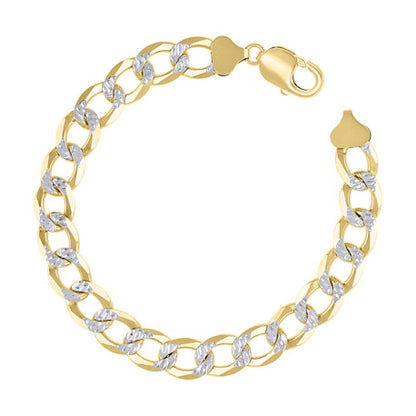 925 Silver Solid Super Flat Cuban Chain 10.5mm