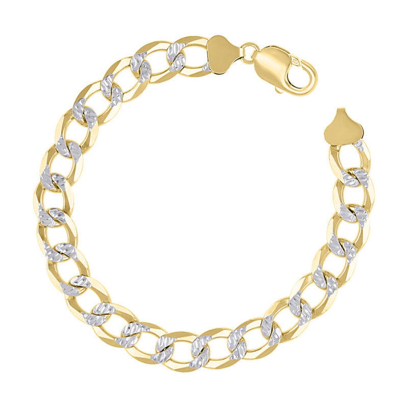 925 Silver Solid Super Flat Cuban Chain 10.5mm