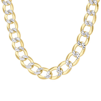 925 Silver Solid Super Flat Cuban Chain 10.5mm