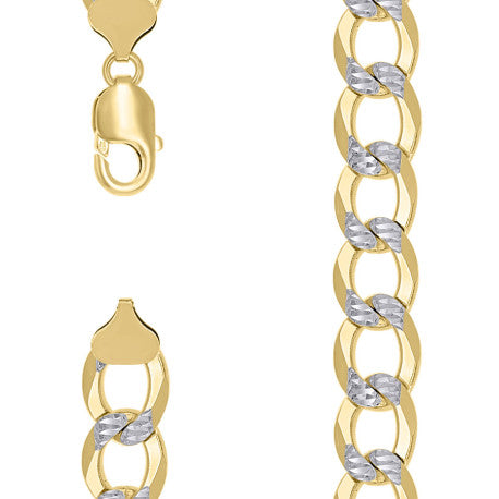 925 Silver Solid Super Flat Cuban Chain 12.5mm