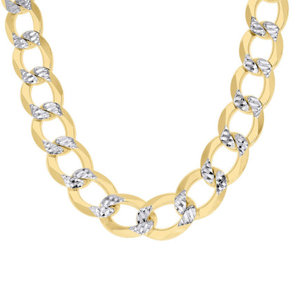 925 Silver Solid Super Flat Cuban Chain 12.5mm