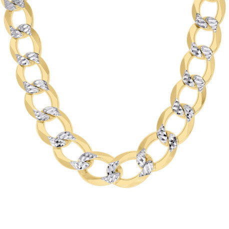 925 Silver Solid Super Flat Cuban Chain 12.5mm