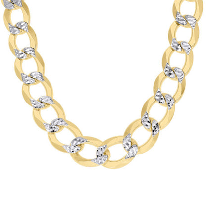 925 Silver Solid Super Flat Cuban Chain 12.5mm