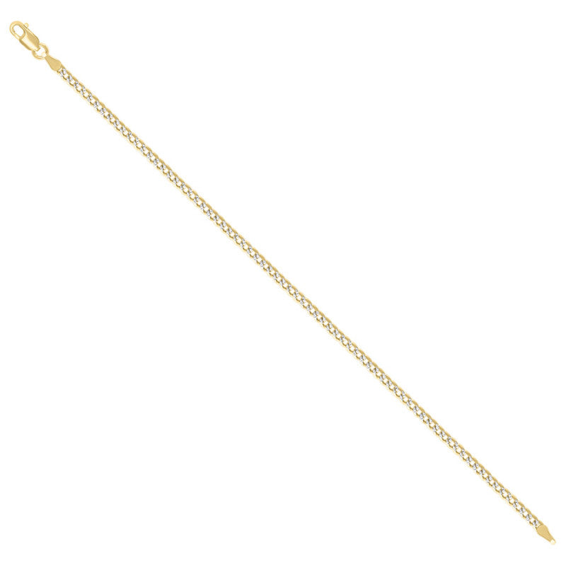 925 Silver Solid Super Flat Cuban Chain 2.8mm