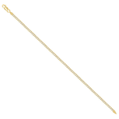 925 Silver Solid Super Flat Cuban Chain 2.8mm