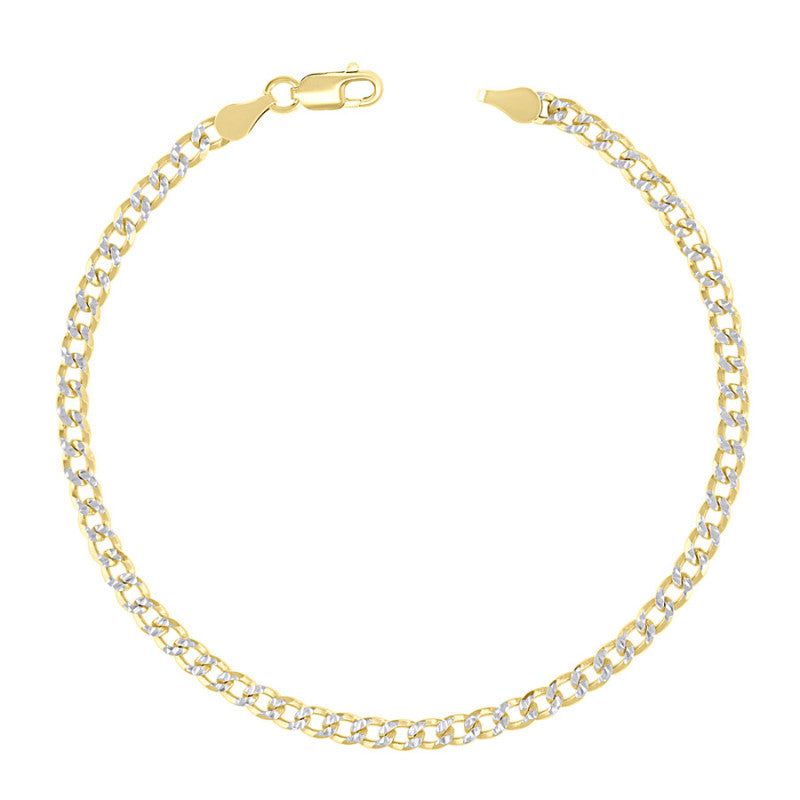 925 Silver Solid Super Flat Cuban Chain 3.7mm