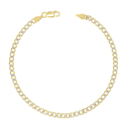 925 Silver Solid Super Flat Cuban Chain 3.7mm