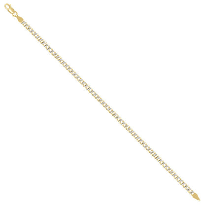 925 Silver Solid Super Flat Cuban Chain 3.7mm