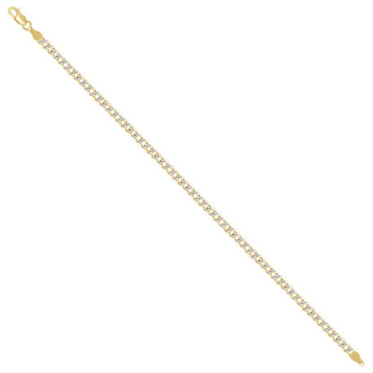 925 Silver Solid Super Flat Cuban Chain 3.7mm
