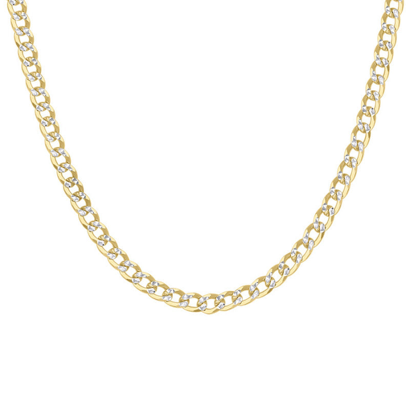 925 Silver Solid Super Flat Cuban Chain 3.7mm