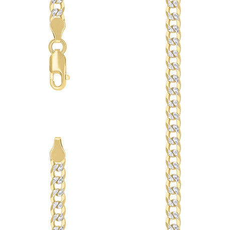 925 Silver Solid Super Flat Cuban Chain 4.2mm