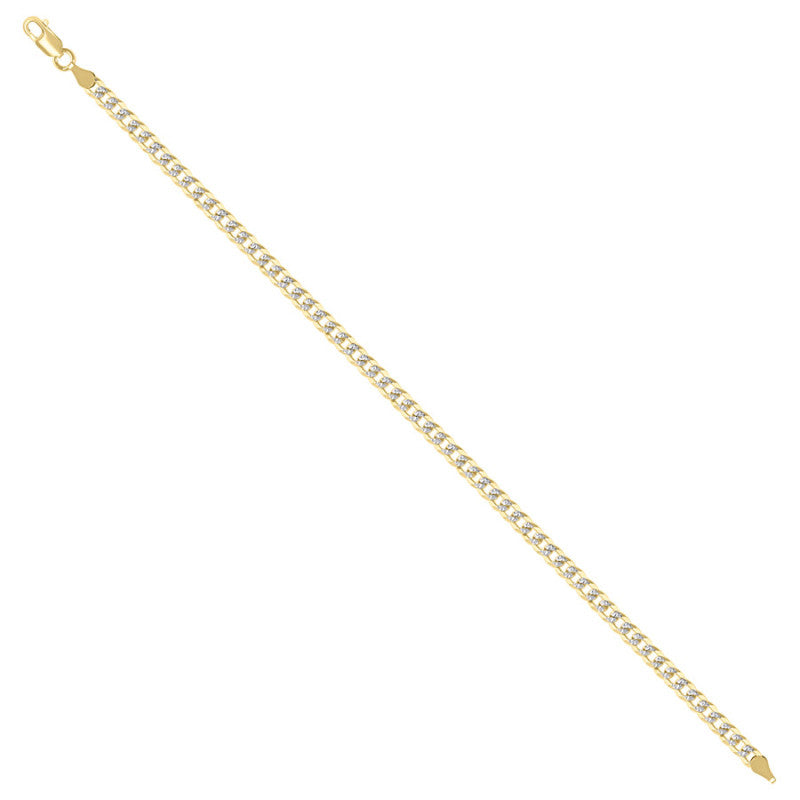 925 Silver Solid Super Flat Cuban Chain 4.2mm