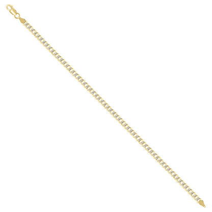925 Silver Solid Super Flat Cuban Chain 4.2mm