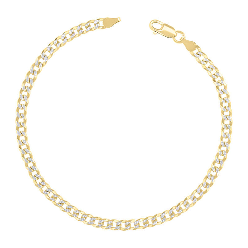925 Silver Solid Super Flat Cuban Chain 4.2mm