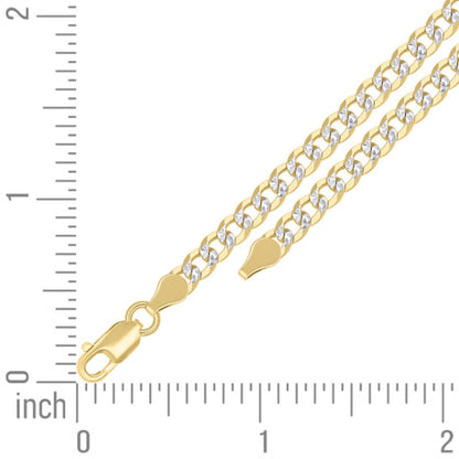 925 Silver Solid Super Flat Cuban Chain 4.2mm