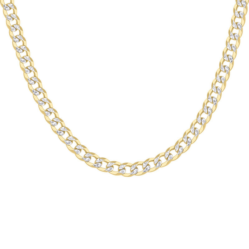 925 Silver Solid Super Flat Cuban Chain 4.2mm