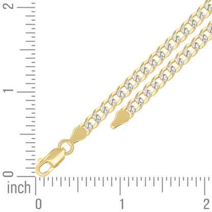 925 Silver Solid Super Flat Cuban Chain 4.2mm