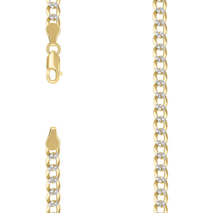 925 Silver Solid Super Flat Cuban Chain 5.2mm