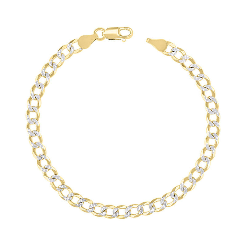 925 Silver Solid Super Flat Cuban Chain 5.2mm