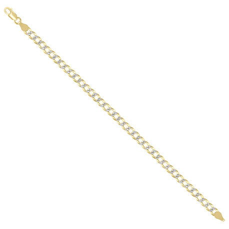 925 Silver Solid Super Flat Cuban Chain 5.2mm