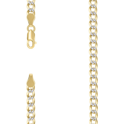 925 Silver Solid Super Flat Cuban Chain 5.2mm