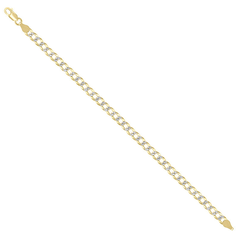 925 Silver Solid Super Flat Cuban Chain 5.2mm