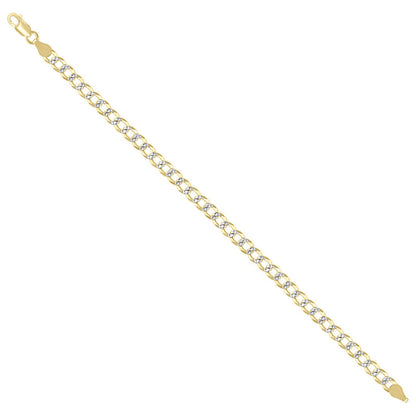925 Silver Solid Super Flat Cuban Chain 5.2mm
