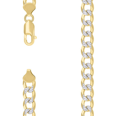 925 Silver Solid Super Flat Cuban Chain 6.8mm