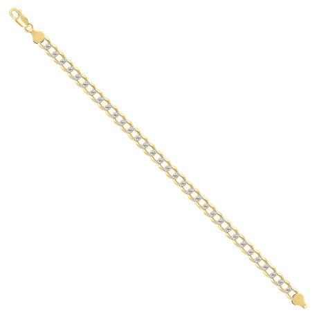 925 Silver Solid Super Flat Cuban Chain 6.8mm