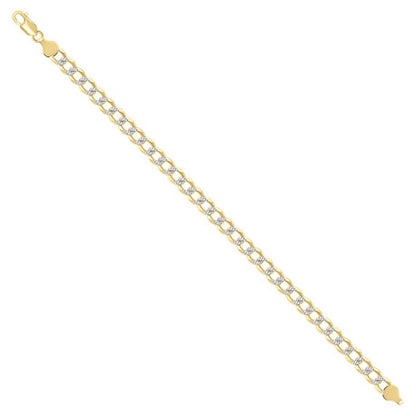 925 Silver Solid Super Flat Cuban Chain 6.8mm