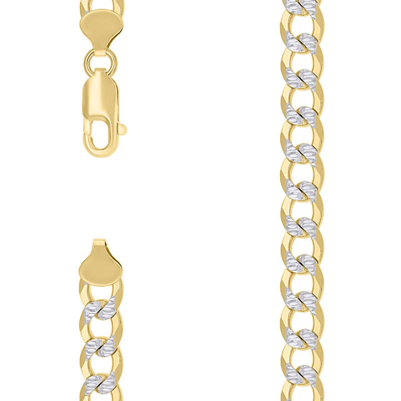 925 Silver Solid Super Flat Cuban Chain 6.8mm