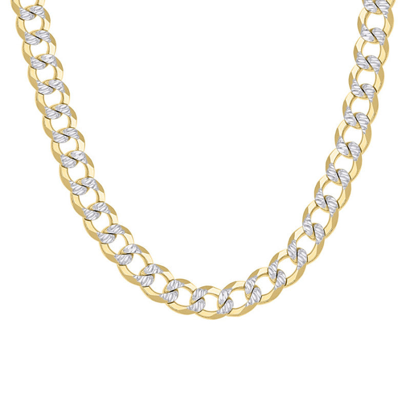 925 Silver Solid Super Flat Cuban Chain 6.8mm