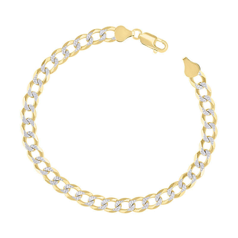 925 Silver Solid Super Flat Cuban Chain 6.8mm