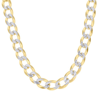 925 Silver Solid Super Flat Cuban Chain 7.4mm