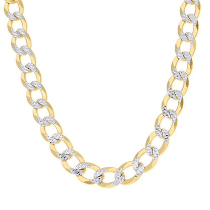 925 Silver Solid Super Flat Cuban Chain 7.4mm