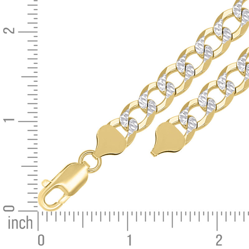 925 Silver Solid Super Flat Cuban Chain 8.7mm