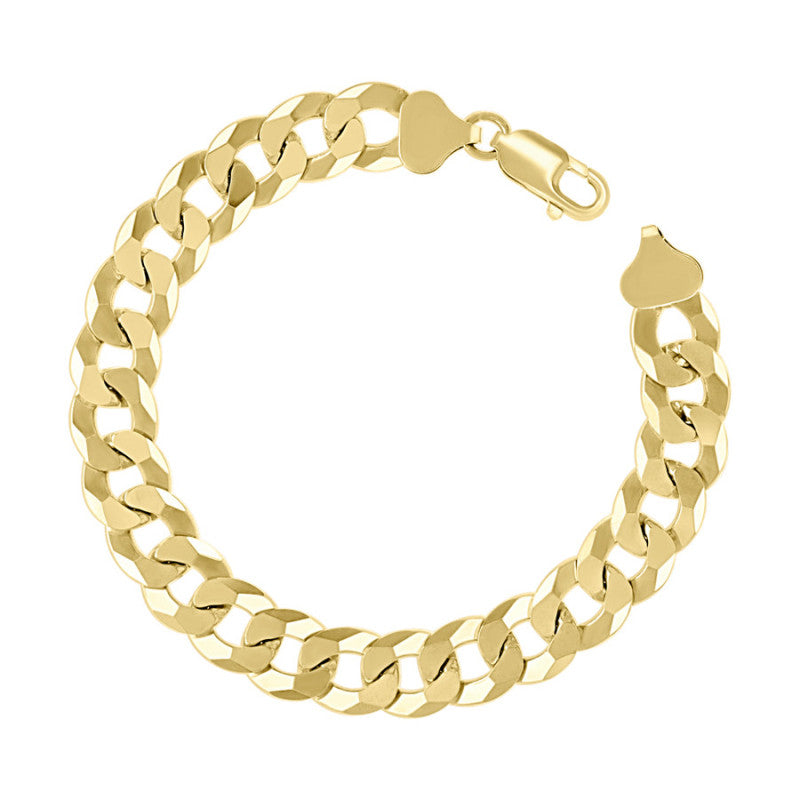 925 Silver Solid Super Flat Cuban Chain 10.5mm