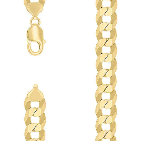 925 Silver Solid Super Flat Cuban Chain 12.5mm