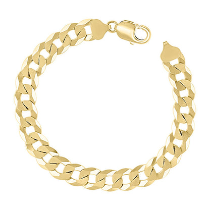 925 Silver Solid Super Flat Cuban Chain 12.5mm