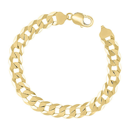 925 Silver Solid Super Flat Cuban Chain 12.5mm