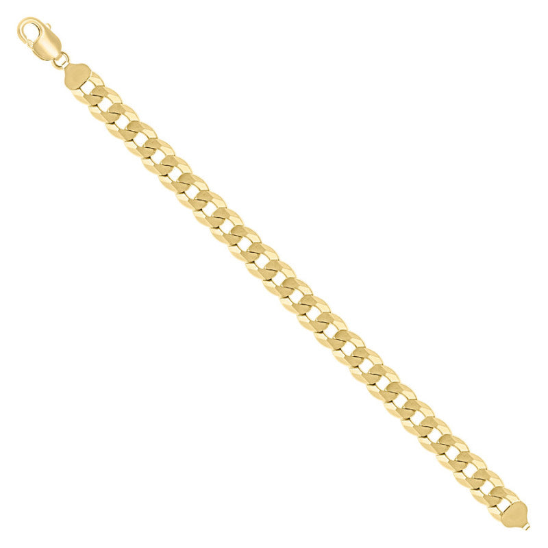925 Silver Solid Super Flat Cuban Chain 12.5mm