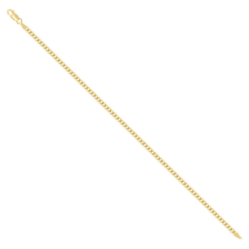 925 Silver Solid Super Flat Cuban Chain 2.8mm