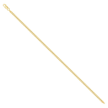 925 Silver Solid Super Flat Cuban Chain 2.8mm