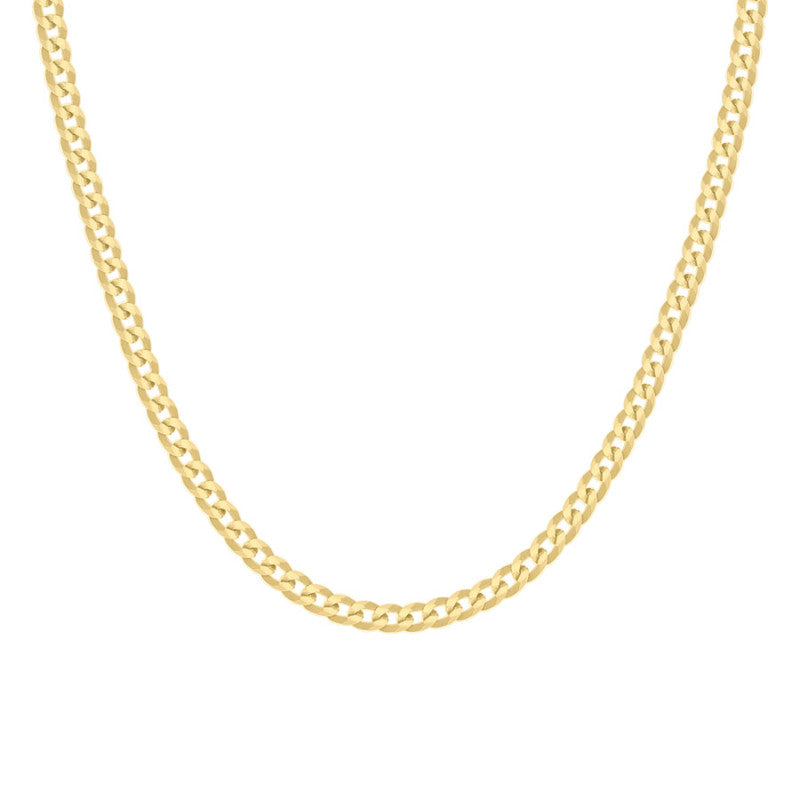 925 Silver Solid Super Flat Cuban Chain 2.8mm