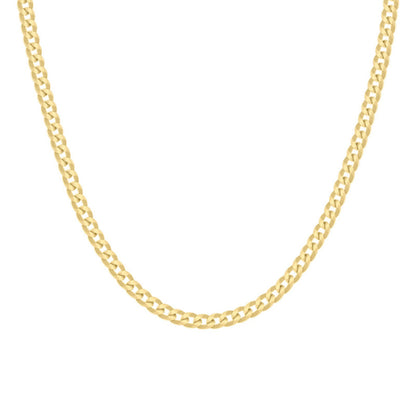 925 Silver Solid Super Flat Cuban Chain 2.8mm