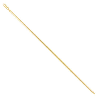 925 Silver Solid Super Flat Cuban Chain 2.8mm